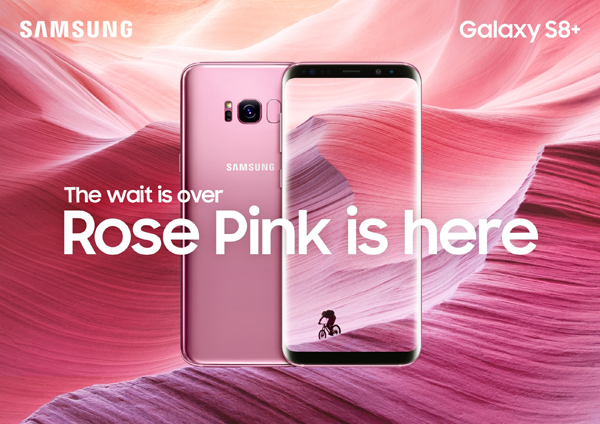 Samsung Galaxy S8 Plus_Rose Pink_Double 2P