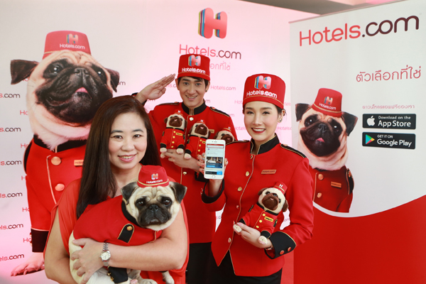 Hotels.com launches Pug brand ambassador in Thailand 01