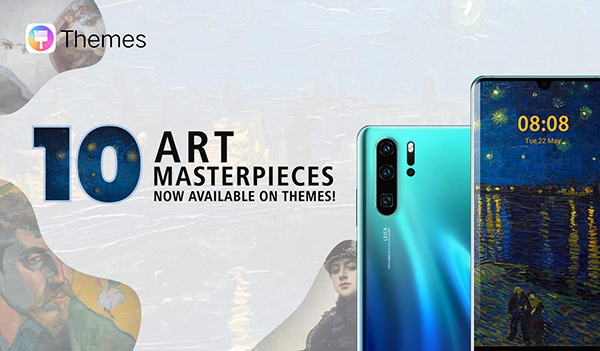 Huawei enhances HUAWEI P30 Series user experience with new famous artwork