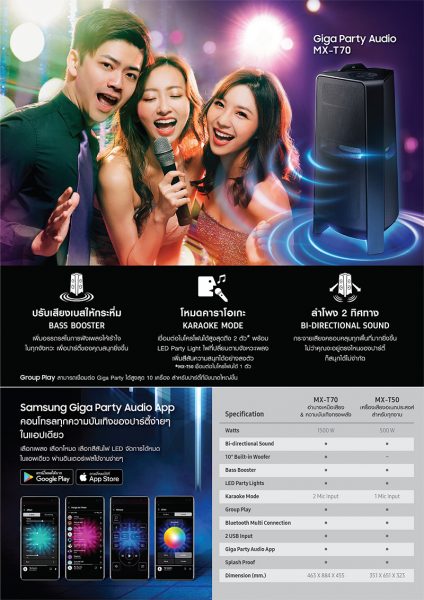 Samsung Giga Party Leaflet A4