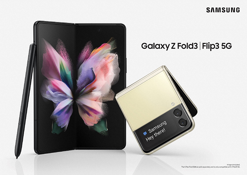 Galaxy Z Fold3, Z Flip3 Main KV_