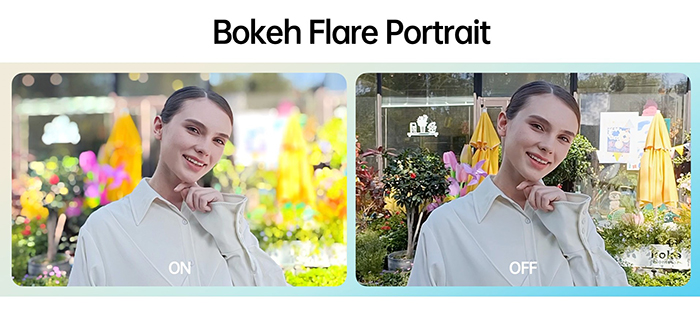 1-Bokeh Flare Portrait Video