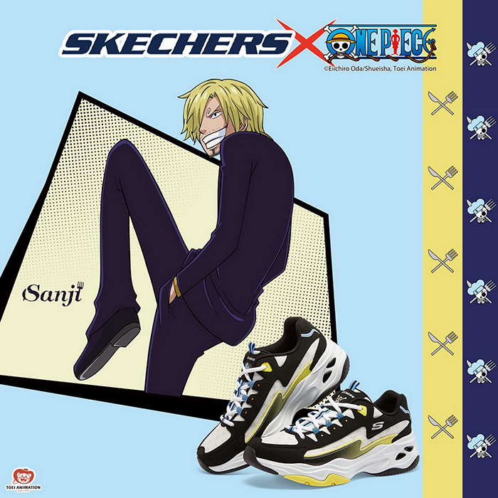 Skechers x One Piece Collection Featuring Sanji