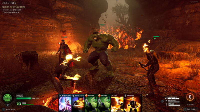 Copy of Marvel's Midnight Suns - Screenshot - Hulk Squad